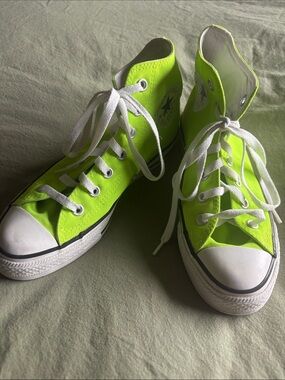 Converse Unisex Chuck Taylor All Star High Top Sneakers - Neon Lime